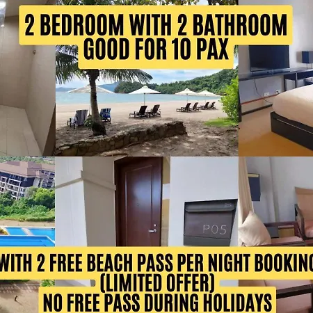 Sea Breeze Verandas At Anvaya Cove Penthouse Unit With Complete Sea View Morong  Exterior photo